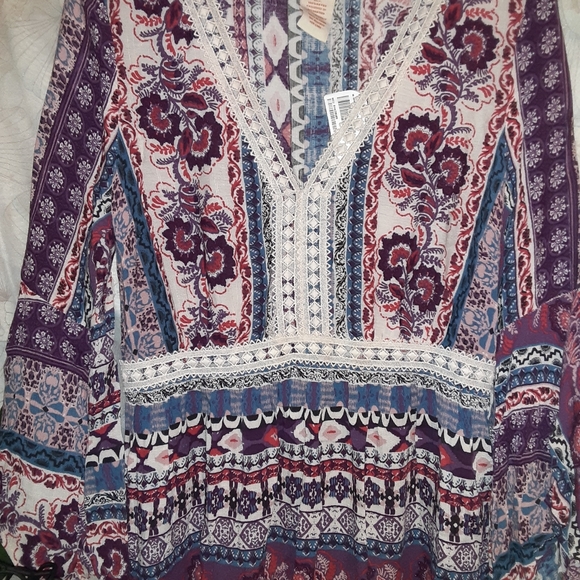 Flying Tomato Crochet Embroidered Tunic - Picture 3 of 5